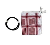 BRABOSTON Foulard ethnique arabe pour homme du Moyen-Orient à porter au quotidien pour les fêtes à thème et les événements culturels, Foulard sans 57, taille unique