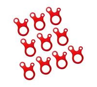 BRABOSTON Lot de 10 tendeurs de corde en alliage d'aluminium léger pour corde, régulateur de résistance, outil de nouage, tendeurs de cordon de camping, accessoires durables pour tente