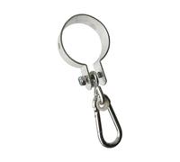 BRABOSTON Mousqueton pivotant antirouille pour cadres en bois d'extérieur Installation rapide Aucun outil nécessaire Cintre en métal pour adultes/enfants Crochet balançoire
