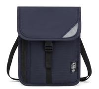 BRABOSTON Pochettes de voyage tour de cou avec blocage RFIDS pour passeports familiaux pour un voyage facile, design simple pour homme et femme, pochette de voyage portefeuille pour passeport familial