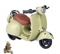 BRABOSTON Scooter cochon d'Inde jouet avec lumières colorées et musique jouet interactif hamster scooter petits animaux animaux fournitures moto