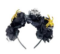 BRABOSTON Serre-tête effrayant pour Halloween, araignées, cosplay, fête, serre-tête squelette amusant pour homme