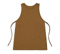 BRABOSTON Tablier extra long résistant à l'eau pour la cuisine et la pâtisserie avec sangles réglables en tissu polyester - Couverture complète - Tablier de chef très résistant, Marron thé., taille