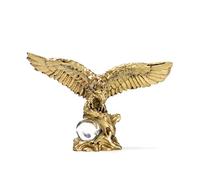 BRABUD Feng Shui Aigle Volant en résine avec Boule de Verre Statue Maison Bureau Boutique Décoration Collection Cadeau TQGJBS89
