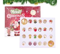 Braccialetto Avvento Natale 2025,24 Giorni Kit Artigianato Fai Da Te,Gioielli Calendario Conto Rovescia Avvento - Per Bambini Ragazzi Adulti Eventi Familiari Feste Scuola Occasioni Speciali