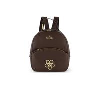 Braccialini Amy Bijoux Un sac à dos compact en simili cuir rose poudré au design sobre et contemporain Le modèle est rehaussé par le détail de bijoux qui symbolise la saison : un, marron, UNITÉ