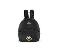 Braccialini Amy Bijoux Un sac à dos compact en simili cuir rose poudré au design sobre et contemporain Le modèle est rehaussé par le détail de bijoux qui symbolise la saison : un, Noir , UNI
