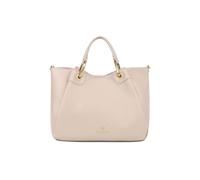 Braccialini Amy Grand sac à main avec double poignée, cache entre les coutures transversales des panneaux qui permettent d'élargir. Le sac est en similicuir de couleur bordeaux, oui, taupe, Taille