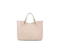 Braccialini Amy Grand sac à main avec double poignée, cache entre les coutures transversales des panneaux qui permettent d'élargir. Le sac est en similicuir de couleur bordeaux, oui, taupe, Taille