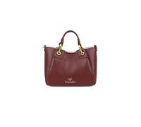 Braccialini Amy Sac à main de petite taille avec double poignée, se cache entre les coutures transversales des panneaux qui permettent d'élargir. Le sac est en similicuir de couleur bordeaux, oui
