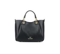 Braccialini Amy Sac à main de taille moyenne avec double poignée, se cache entre les coutures transversales des panneaux qui permettent d'élargir. Le sac est en similicuir de couleur bordeaux, oui