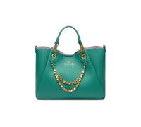 Braccialini Amy Sac à main de taille moyenne avec doubles poignées et bandoulière logée, amovible et réglable, conçu pour accompagner avec élégance tout moment de la journée, vert, Taglia unica
