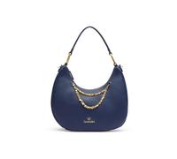 Braccialini Amy Sac hobo en simili cuir silhouette croissante, parfait pour compléter avec élégance les looks de tous les jours. Le design essentiel est enrichi par un accessoire délicat, bleu, Taille