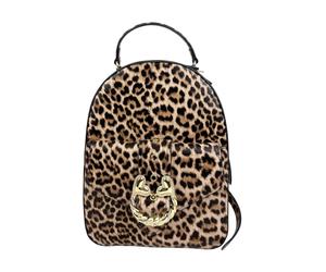Braccialini - Baroque Backpack - Femme - Sacs - Brun - Taille: ONE Size