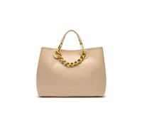 Braccialini Beth Jewels Grand sac à main de couleur noire avec double poignée et bandoulière amovible et réglable pour une double portabilité. À l'intérieur, une pochette amovible, taupe, Taille