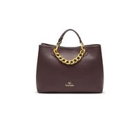 Braccialini Beth Jewels Grand sac à main de couleur noire avec double poignée et bandoulière amovible et réglable pour une double portabilité. À l'intérieur, une pochette amovible, bordeaux, Taille