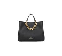 Braccialini Beth Jewels Grand sac à main noir avec poignées doubles et sangle avec logo amovible et réglable pour une double portabilité. À l'intérieur, un sac amovible, Noir , Taille unique