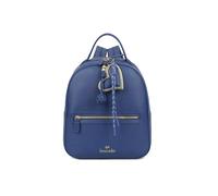 Braccialini Beth Sac à dos en similicuir au design compact et fonctionnel, enrichi par le maxi charm amovible avec cœur doré satiné et cordons noués. Avec bretelles réglables et poches, bleu, Unité