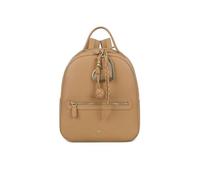 Braccialini Beth Sac à dos en similicuir au design compact et fonctionnel, enrichi par le maxi charm amovible avec cœur doré satiné et cordons noués. Avec bretelles réglables et poches, beige, Unité