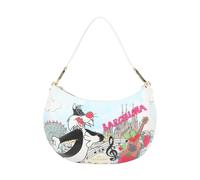 Braccialini, Femme, Sacs, Multicolore, Taille: ONE Size Cartoline Hobo Bag