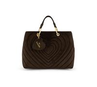 Braccialini Grand sac à main Beth Matelasse en matériau aspect daim avec finition douce et veloutée. La finition matelassée emblématique avec des cœurs concentriques ajoute de la profondeur et de la