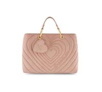 Braccialini Grand sac à main Beth Matelasse en matériau aspect daim avec finition douce et veloutée. La finition matelassée emblématique avec des cœurs concentriques ajoute de la profondeur et de la