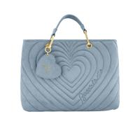 Braccialini - Grand Sac à Main Effet Daim - Femme - Sacs - Bleu - Taille: ONE Size