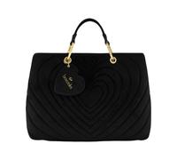 Braccialini - Grand Sac à Main Effet Daim - Femme - Sacs - Noir - Taille: ONE Size