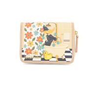 Braccialini Portefeuille Allround Lt modèle zip around décoré avec une impression vive et originale inspirée de l'univers des Looney Tunes, où Daffy Duck est la star de scènes amusantes, multicolore