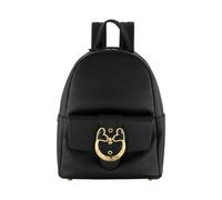 Braccialini - Sac à dos compact en cuir de veau - Femme - Sacs - Noir - Taille: ONE Size