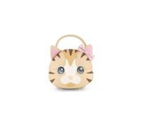 Braccialini Sac à main Temini en cuir en forme de chaton mignon, conçu pour conquérir au premier coup d'œil avec son design tendre et plein de personnalité. Les oreilles tridimensionnelles, les