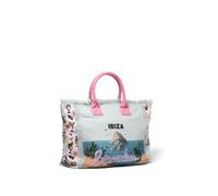 Braccialini Sacs à main 'Thalassa' bleu pastel / jaune / rose / noir, Taille One Size