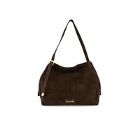 Braccialini Sara Doux, spacieux et de charme simple, ce sac cabas est conçu pour accompagner votre quotidien avec élégance. Fabriqué en croûte de cuir effet daim qui est doux et, marron, Taille unique
