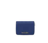 Braccialini - Small Leather Wallet - Femme - Accessoires - Bleu - Taille: ONE Size