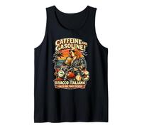 Bracco Italiano Boire du café sur Une Moto DIGOR Débardeur