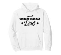 Bracco Italiano Fier Chien Papa Patte Sweat à Capuche