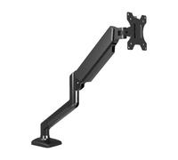 Braceau d'affichage en Alliage d'aluminium à Un Seul Bras 10 kg 32 Pouces pneumatique écran d'ordinateur télescopique Rotatif de Levage(Gas Spring Single Arm)