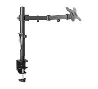 Braceau d'affichage en Alliage d'aluminium à Un Seul Bras 10 kg 32 Pouces pneumatique écran d'ordinateur télescopique Rotatif de Levage(Pole Mechanical Single Arm)