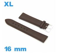 ""Bracelet 16mm pour montre grande longueur Cuir véritable de veau lisse 16 mm 1 Bracelet Montre Bracelet montre Cuir""