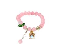 Bracelet 2024 pour femme en perles de jade chinois pour femme, grand-père, mère, père, usage quotidien, boucles d'oreilles créoles pour femme, taille unique, Résine, Pas de gemme