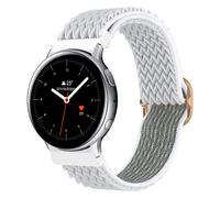Bracelet 22mm pour Samsung Galaxy Gear S3/Gear 2/ Huawei Watch GT Watch 2 Pro Ticwatch Pro en blanc