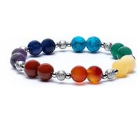 Bracelet 7 chakras élastique -- ±0.7cm