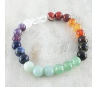 Bracelet 7 Chakras en pierres naturelles - Équilibre les énergies - 8 mm