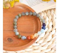 Bracelet 7 chakras labradorite 8 mm