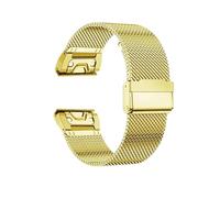 Bracelet à ajustement rapide 20/22/26mm Pour Garmin Fenix 8 43 47 51mm 7X 7 Pro 6X 6 5X 5Plus Tactix7 Forerunner 965 bracelet en acier inoxydable(Rose gold,20mm)