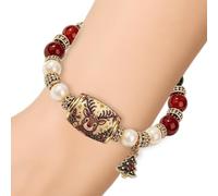 Bracelet À Breloques De Noël Bijoux En Perles Ajustables Et Tendance Pour