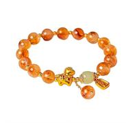 Bracelet à breloques en perles pour le Nouvel An du cheval 2026, réglable et coloré en cristal, signe du zodiaque chinois, protection Feng Shui, amulette porte-bonheur, cordon rouge, bijou cadeau de