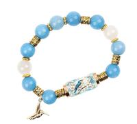 Bracelet à breloques pour bénédictions d'oiseaux - Bijoux à breloques inspirants - Bracelet à breloques pour oiseaux - Pour plage, voyage, fête d'anniversaire, fille, mère