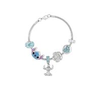 Disney Bracelet plaqué argent – taille unique, imitation rhodium, sans pierre précieuse