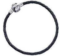 Bracelet à bretelles en cuir noir Harry Potter: Grand Noir G